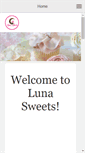 Mobile Screenshot of lunasweets.com